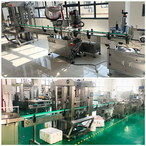 北京全自動定量調味醬灌裝機實拍