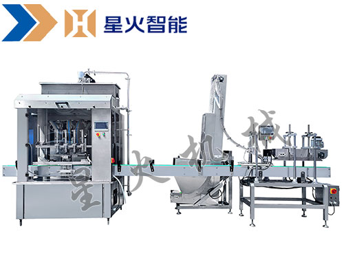 高粘度醬料灌裝壓蓋生產線