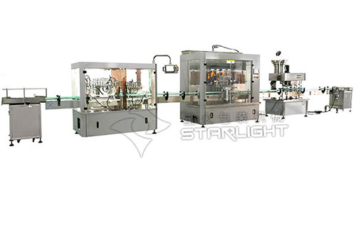 油類灌裝機-整套油類瓶裝生產線