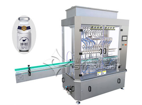 十二頭直流式玻璃瓶牛奶灌裝機