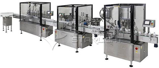 漱口水灌裝生產線-全自動日化液體灌裝生產線線