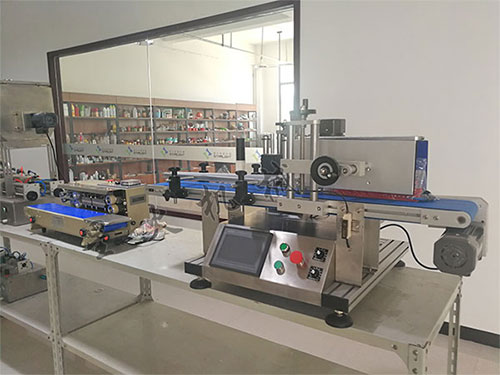 全自動生物試劑灌裝機生產線廠房實拍